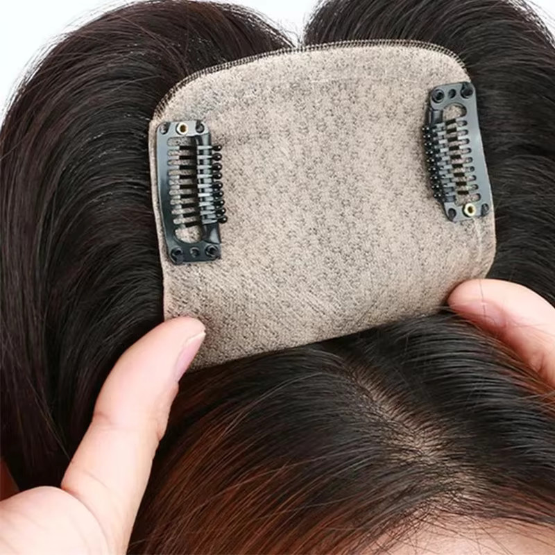 kuin Damen Haarteile aus indischem Echthaar mit Clips - Bild 2