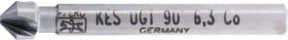 PFERD Kegel- und Entgratsenker HSSE Co5 90 Grad Ø 6,3 mm Schaft-Ø 5 mm DIN 335 C in Silber - Bild 1