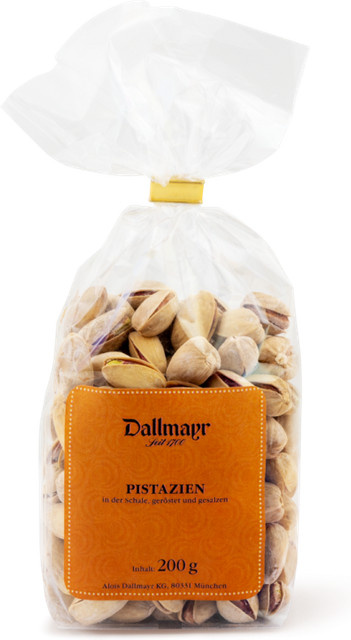 Dallmayr Delikatessen Pistazien m. Schale geröstet u. gesalzen 200 g - Bild 1