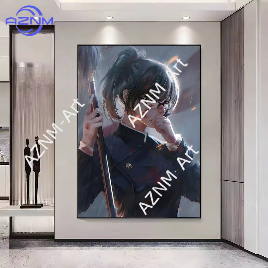KAYOU Anime Manga-Poster Jujutsu Kaisen Zenin Maki Illustration in Mehrfarbig - Bild 2