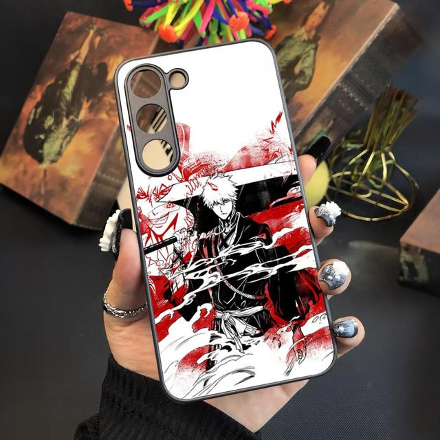 Handyhülle K-Kurosaki Ichigo Design für Samsung Galaxy S26 S25 S24 S23 S22 S21 S20 Ultra Plus FE in Silber und Mehrfarbig - Bild 1