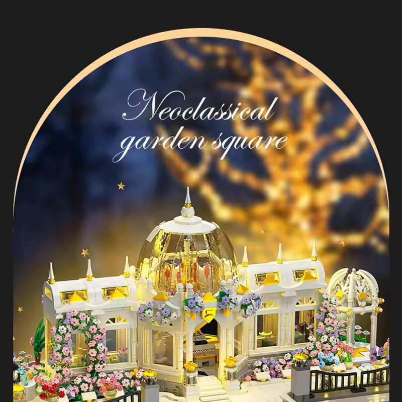 barweer Garten-Quadrat-Bausteine-Set Stadtansicht-Architektur, 2397 Teile - Bild 6