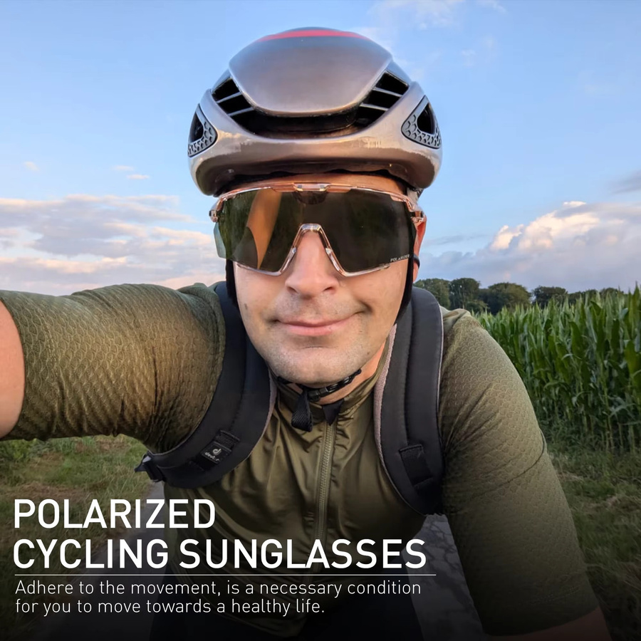 KAPVOE Sonnenbrille, polarisiert, Retro, Unisex, Vollrand, Kunststoff - Bild 4