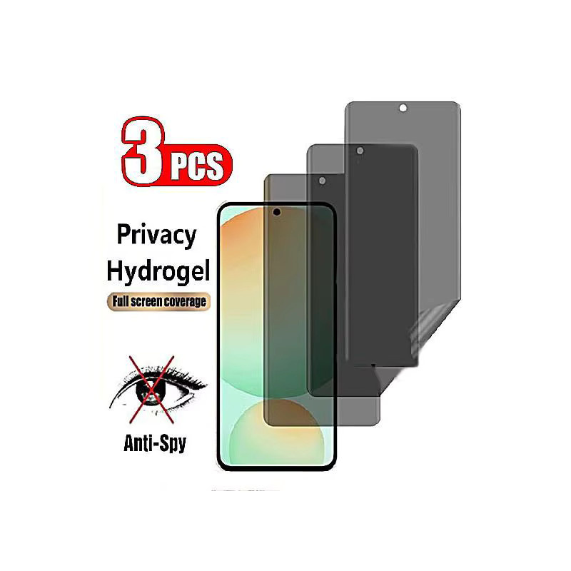 3er-Pack Anti-Spy Privatsphäre Hydrogel Displayschutzfolie für Motorola E13 E14 E15 G04 G04s G05 G06 G13 G14 G23 G15 G24 G56 G100 Pro - Bild 7