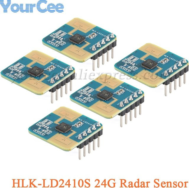 HLK-LD2410S Radar-Sensor-Modul zur Erkennung menschlicher Anwesenheit 24G, Energiesparend, Reichweite 8m, 3,3V, Multicolor - Bild 1