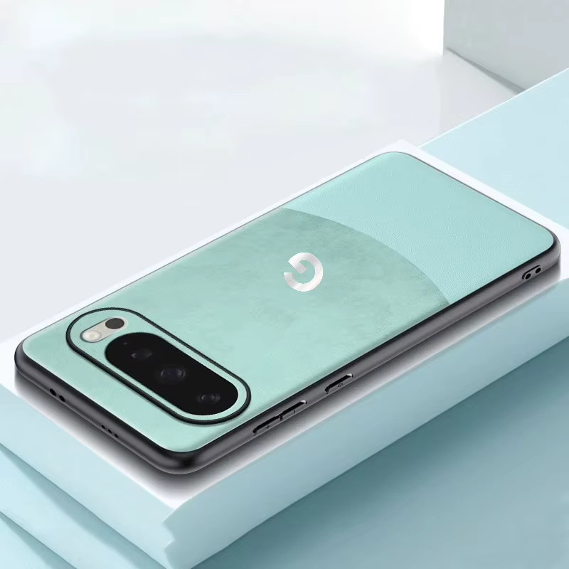 Business-Schutzhülle aus PU-Leder für Google Pixel 10A 9 Pro XL 8 7 6 A Pro in Grün - Bild 1