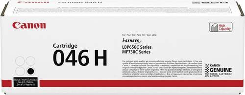 Canon Original Toner 046H Schwarz für i-SENSYS MF735Cx MF734Cdw MF732Cdw LBP654Cx LBP653Cdw mit 6300 Seiten Reichweite - Bild 1