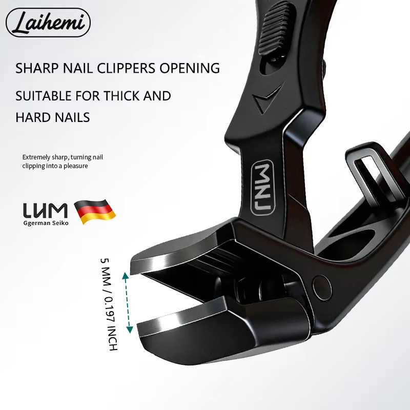 Laihemi Nagelknipser mit Lederetui, Unisex - Bild 5