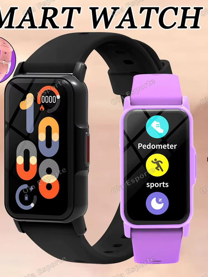 Ola Esporte Smartwatch HW12 Fitness-Tracker mit Schlafüberwachung und Anruferinnerung in Pink für Damen und Herren - Bild 6