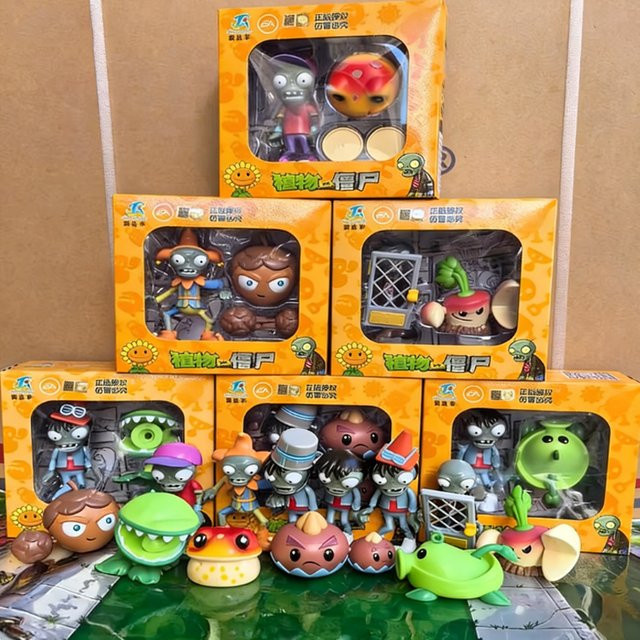 SHI JI YI GAO Plants vs. Zombies 2 Spiel Figuren, 6-teiliges Set - Bild 1