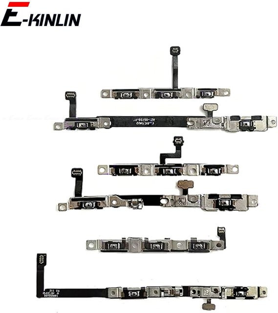 Apple iPhone 17 Air Pro Max Stummschalter Ein/Aus-Taste und Lautstärketasten-Steuerung Flexkabel in Schwarz - Bild 1