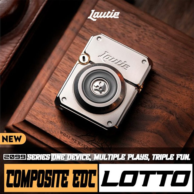 LAUTIE Lotto Composite-Metall-Druckratschen-Magnetsegment-Fingerspitzen-Dekompressionsspielzeug - Bild 1