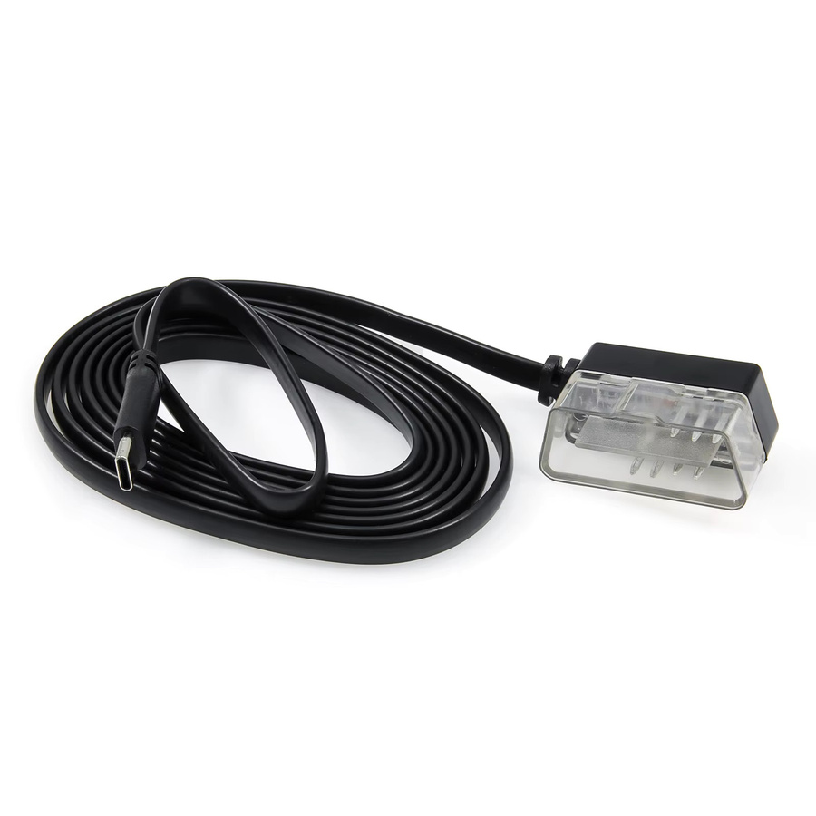OBD2 zu Mini USB Anschluss Kabel für Auto HUD Head Up Display in Schwarz - Bild 4