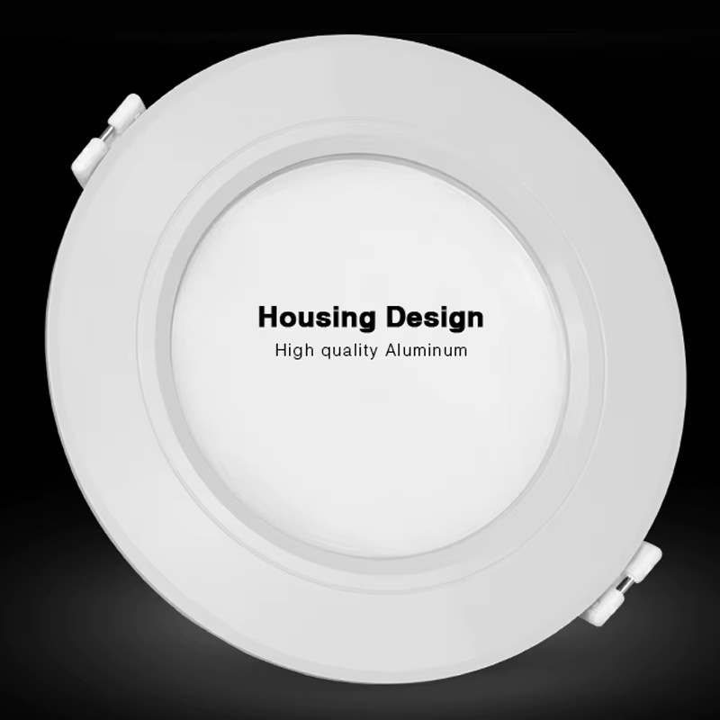 YJBCo Intelligente RGB + CCT LED-Einbauleuchte in Weiß, 6W dimmbare Deckenleuchte mit WIFI App- und Fernbedienung-Steuerung - Bild 4
