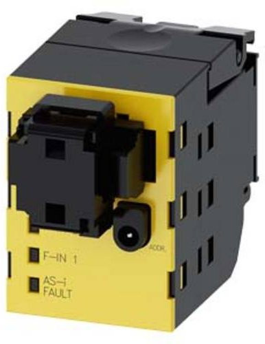 Siemens Interface 3SU1400-1EA10-4AA0 in Schwarz und Gelb, IP20, Kunststoff - Bild 1