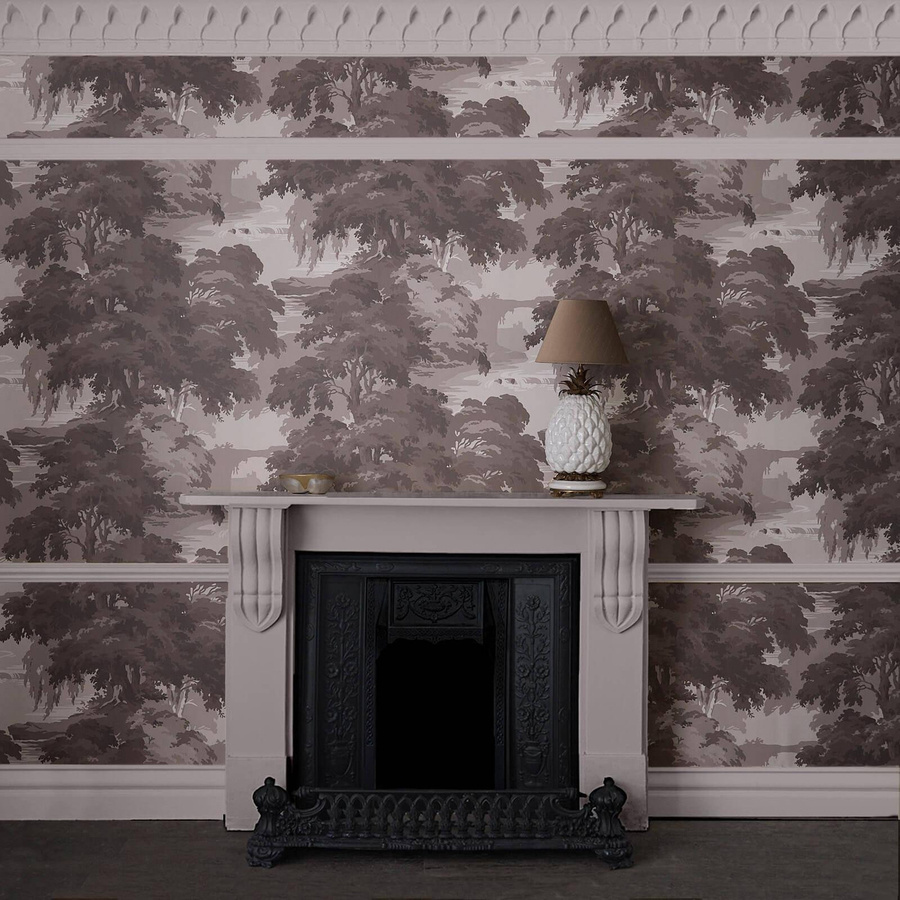 House of Hackney Tapete Reverie in Fawn mit floralem Vintage-Design und Naturmotiv - Bild 1