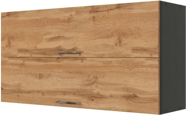 Held Möbel Küchen-Klapphängeschrank Sorrento in WotanEiche-Grafit, B/H/T: 110 x 57 x 34 cm - Bild 1