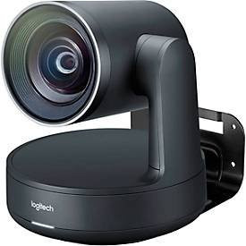 Logitech Rally Plus Modulares 4K UHD Videokonferenzsystem in Schwarz und Grau mit Webcam und Mikrofon für bis zu 46 Teilnehmer - Bild 4