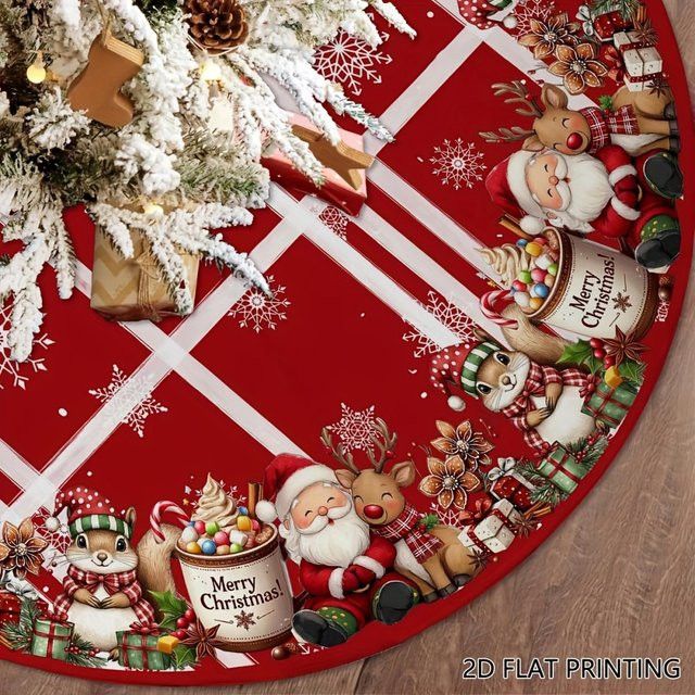 Wikama Weihnachtsbaumrock in rustikalem Design - Bild 1