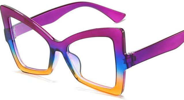 Dote Sonnenbrille Cat Eye, Multicolor, Kunststoff, Vollrand, Unisex - Bild 1
