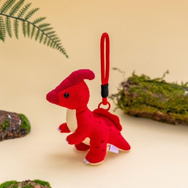 Dinosaurier Plüsch Schlüsselanhänger, Tyrannosaurus Rex, Kinder - Bild 1