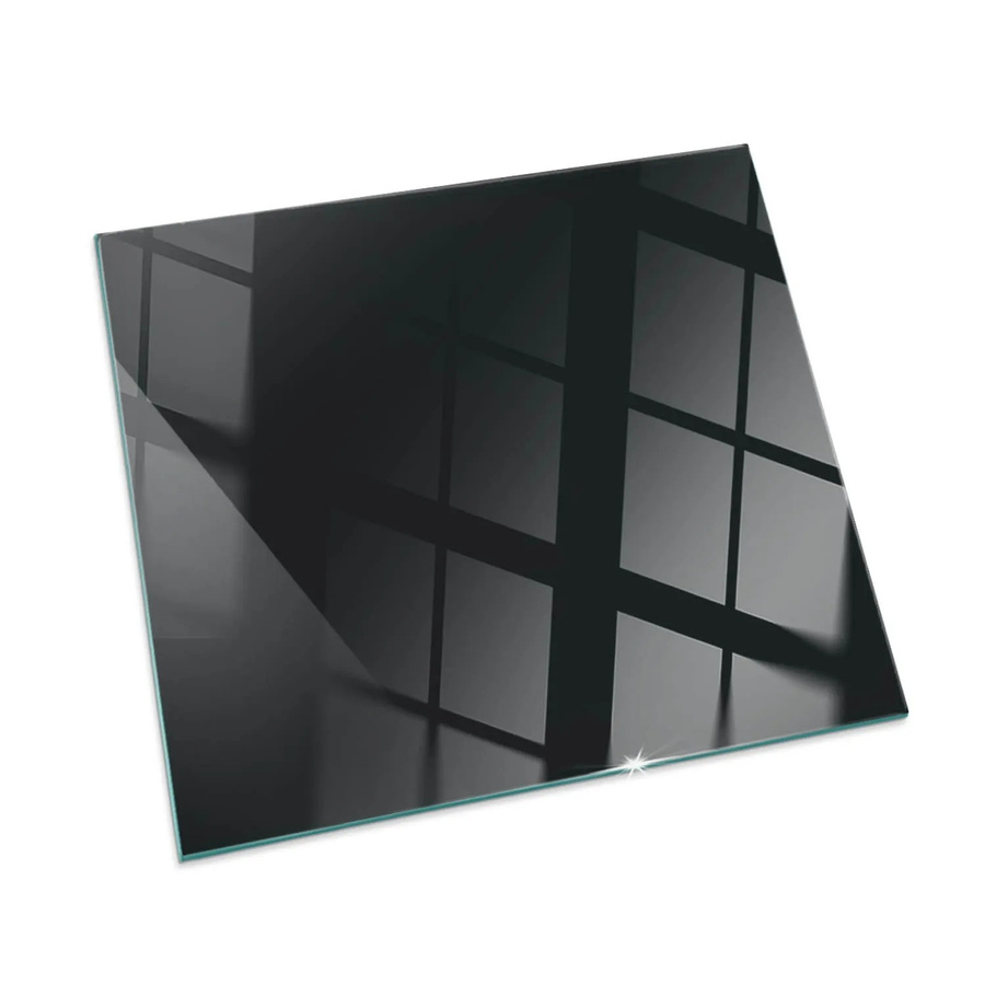 Tulup Glasbodenplatte für Kaminöfen Schwarz B/B/H: 60 x 60 x 0,4 cm - Bild 2