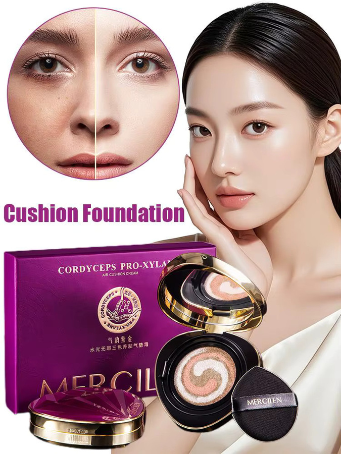 eelhoe Air Cushion Foundation, 3 Farben, pflegend, ölkontrollierend - Bild 6