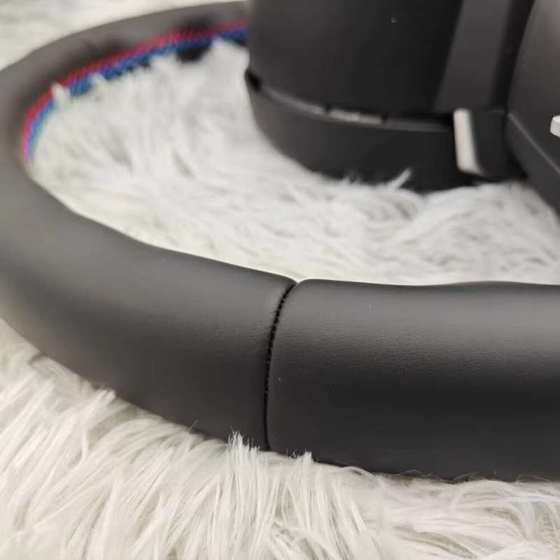 XUDREZ Multifunktionslenkrad aus Leder mit Heizung und Vibration für BMW F20 F21 F30 F80 F82 M3 M4 X3 X5 X6 in Schwarz - Bild 3