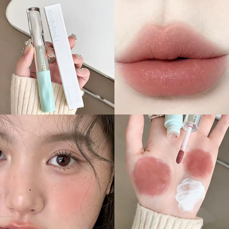 Kodyboll Doppelendiger Highlighter und Lidschatten, Lipgloss, Matt - Bild 2