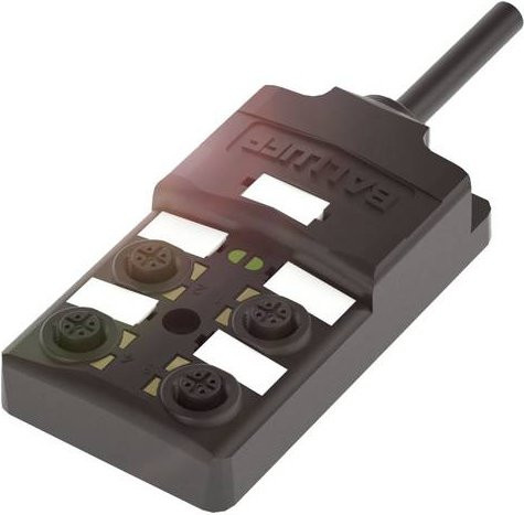 Balluff BPI 4M4A4P-2K-B0-KPX70-030 BPI009P Sensor/Aktorbox passiv Multipolverteiler in Grün, Gelb und Schwarz - Bild 1