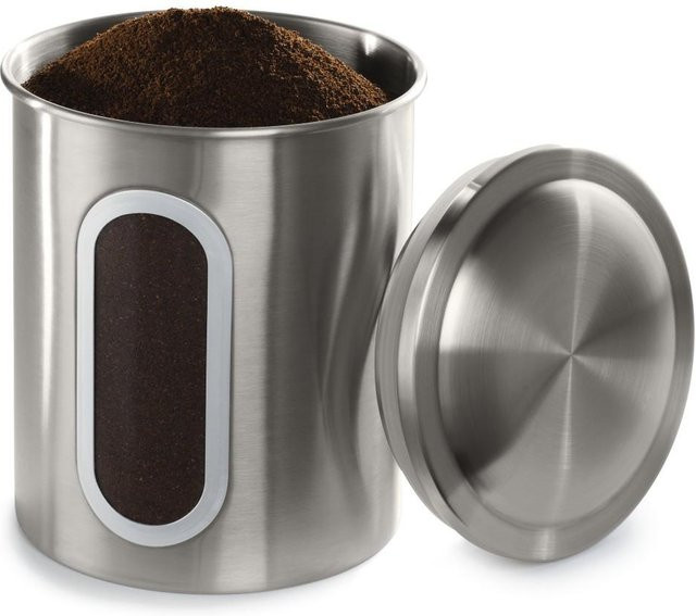 XavaX Edelstahldose in Silber für 500 g Kaffeebohnen - Bild 1