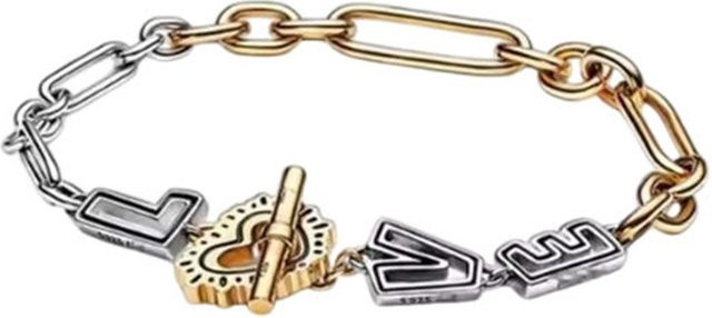 Potdemiel Armband, 925 Silber, Disc Love Lock, Damen - Bild 1