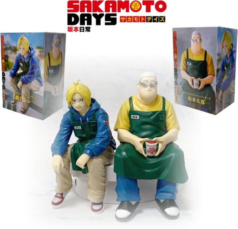 Bandai Sakamoto Days Actionfigur Taro Sakamoto und Shin Asakura aus Kunststoff, mehrfarbig - Bild 1