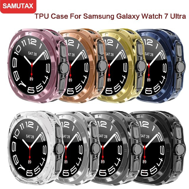 Samsung Uhrenzubehör, Case für Galaxy Watch 7 Ultra 47mm, TPU, transparent - Bild 1