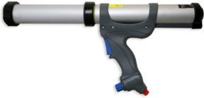 WEICON Druckluft-Kartuschenpistole in Grau für 310 ml Kartuschen mit Schubstange - Bild 1
