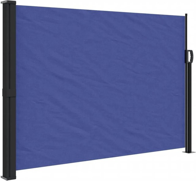 Furnicato Seitenmarkise ausziehbar Blau B: 140 cm, T: 600 cm - Bild 1
