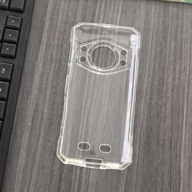 Transparente TPU Handyhülle für DOOGEE Fire 7 Ultra in Schwarz - Bild 1