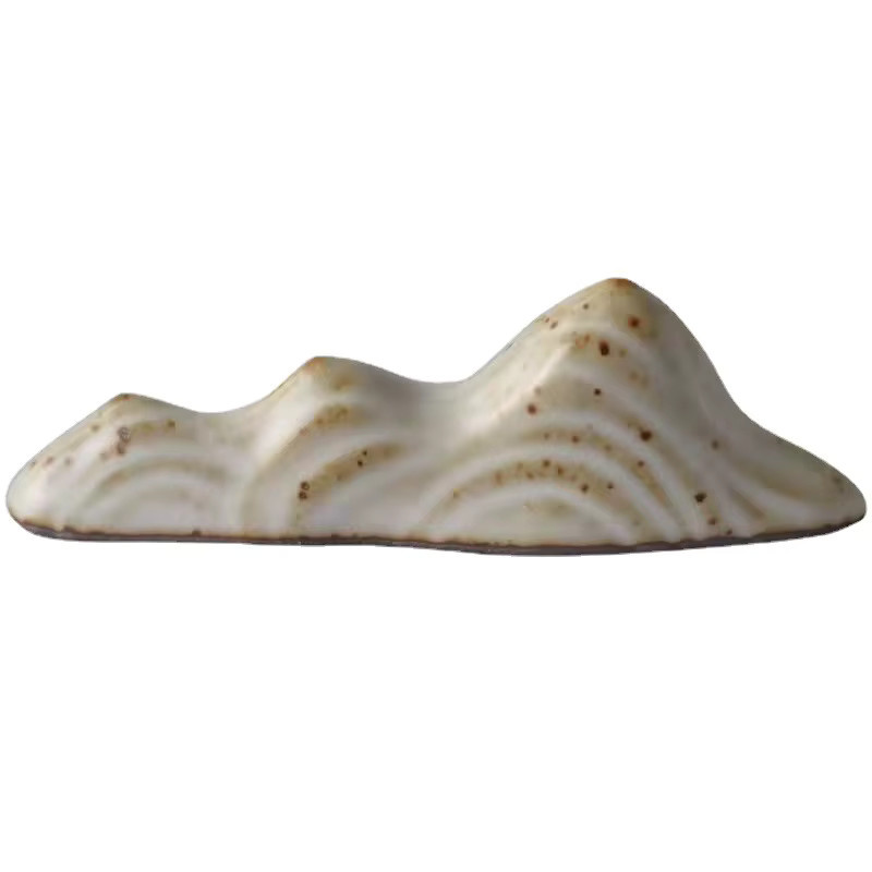 Zen Mountain Keramik Stifthalter und Tee-Set Zubehör als Mini Berg Ornament aus organischer Keramik - Bild 3
