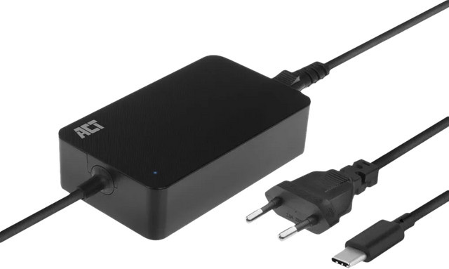 ACT AC2005 USB-C Laptop Ladegerät mit Power Delivery 65W in Schwarz - Bild 1