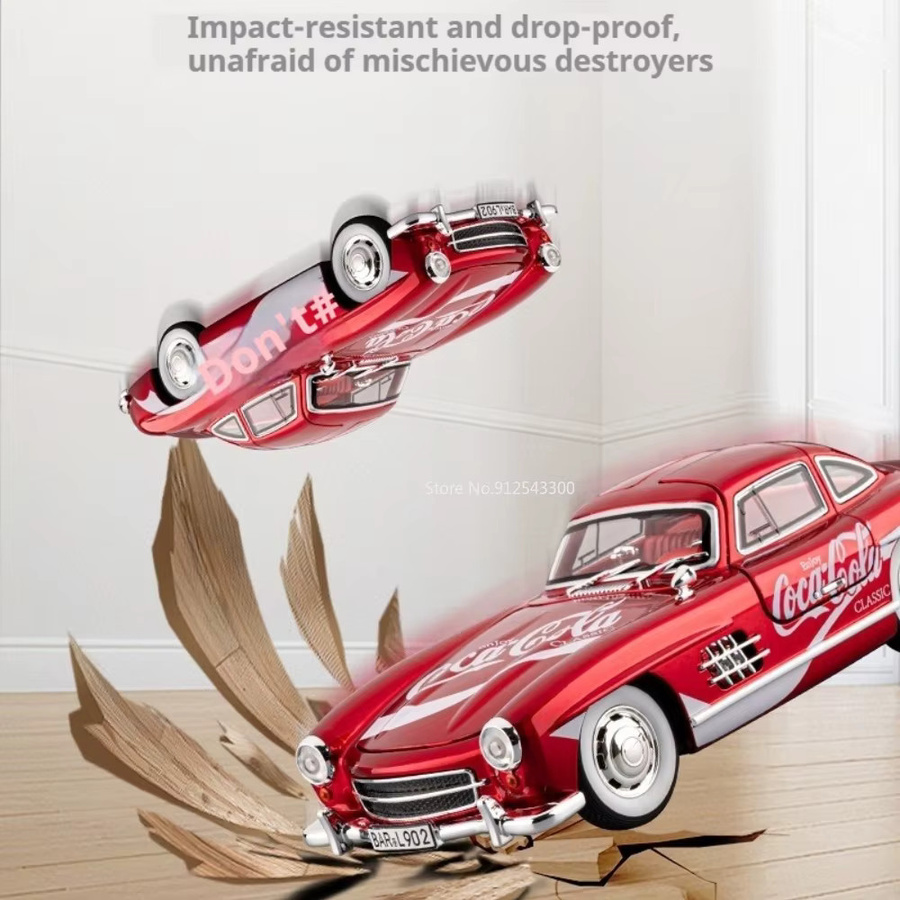 RMZ city 300SL 500K Automodell-Spielzeug, 1:24, mit Licht und Sound, Rot - Bild 3