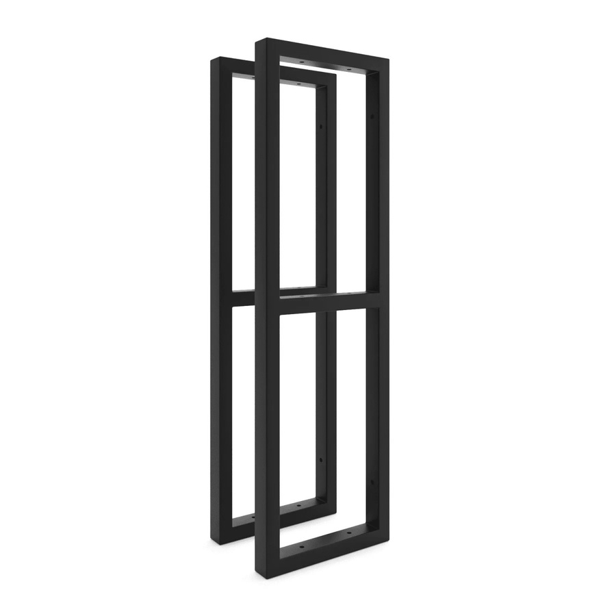 HEVVA Schwerlast Regalhalter HOHENBERG 2er Set Schwarz Matt aus Stahl, Tiefe: 20 cm - Bild 2