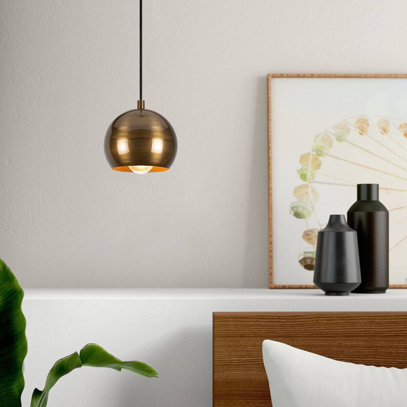 Opviq Pendelleuchte Berceste in Gold aus Eisen mit E27 Fassung, B/H/T: 30 x 111 x 30 cm - Bild 4