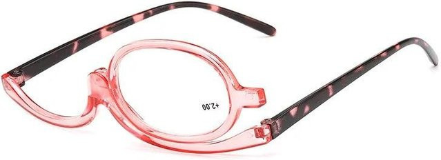 YiRan Lesebrille, oval, Unisex, Kunststoff, pink, Vollrand - Bild 1
