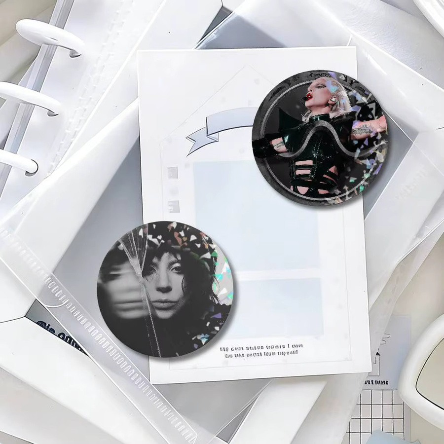 Singer L Lady Gaga Laser Badge, Broschen und Rucksack-Accessoires - Bild 3