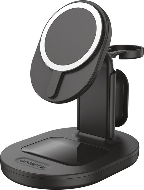 OtterBox 3-in-1 MagSafe Ladestation radiant night in Schwarz - Bild 1