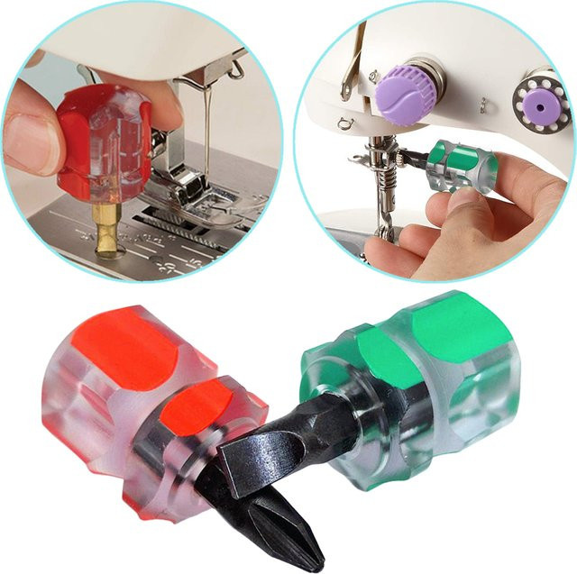 OZXHIXU Mini-Schraubendreher mit flachem Kreuzkopf in Multicolour für Präzisionsarbeiten und DIY-Reparaturen - Bild 1