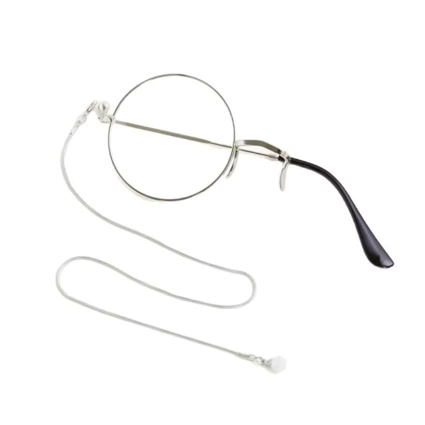 RELEN Korrektionsbrille, rund, Metall, Vollrand, Unisex, silber - Bild 2