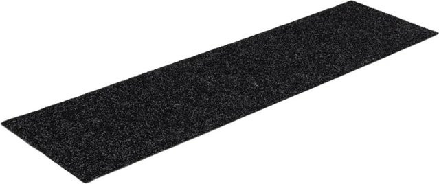 vidaXL Stufenmatten selbstklebend, 15 Stück, Schwarz, Rechteckig, B: 76 cm, T: 20 cm - Bild 1