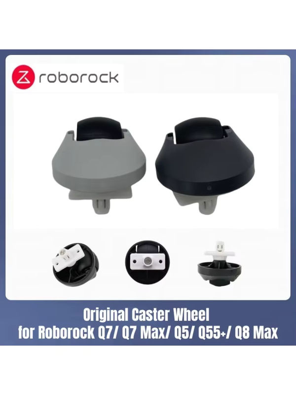 Original Roborock Lenkrolle als Vorderrad Ersatzteil für Q7, Q7 Max, Q5, Q5 Pro, Q55+, Q8 Max, Qrevo MaxV, S7 und S8+ in Grau - Bild 3