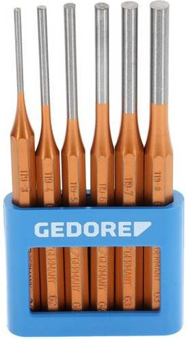 Gedore Splinttreiber-Set 6-teilig im PVC-Halter aus Stahl in Silber und Kupfer - Bild 1